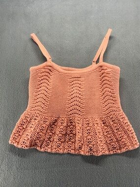 Aéropostale Crochet Knit Crop Top Size Small
